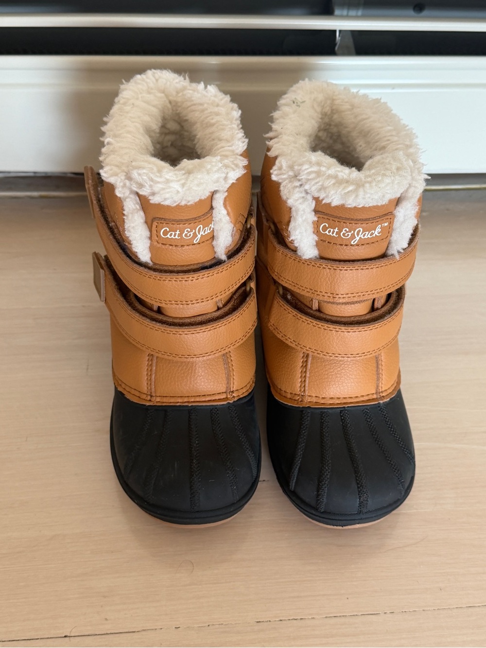 Cat & Jack Brown Snow Boots 11C Kids